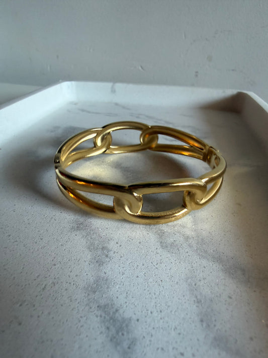 Statement Link Bangle