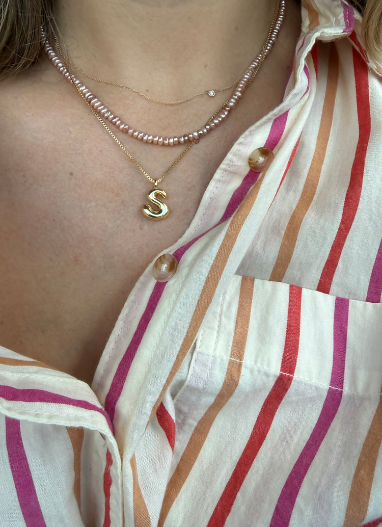 Petite Blush Pearl Necklace