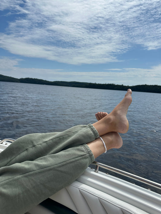 Pearly Hearts Anklet