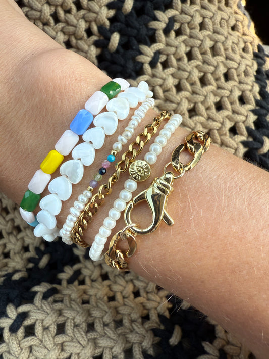 Pearly Heart Stacker