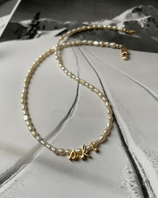 Ski Pearl Necklace