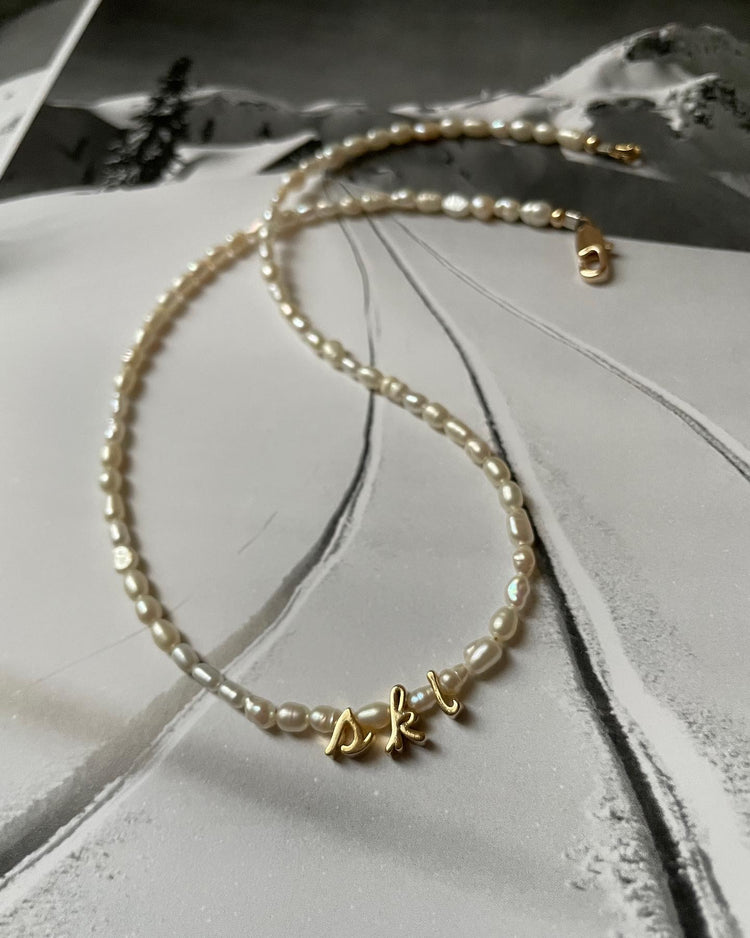 Ski Pearl Necklace