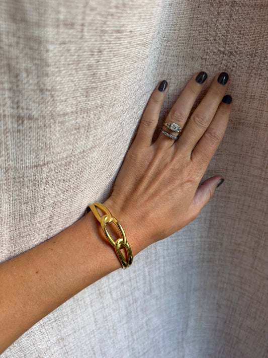 Statement Link Bangle