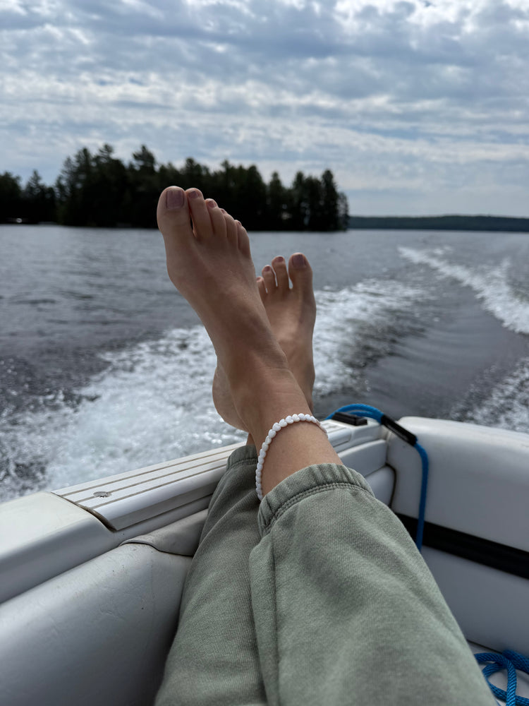 Pearly Hearts Anklet