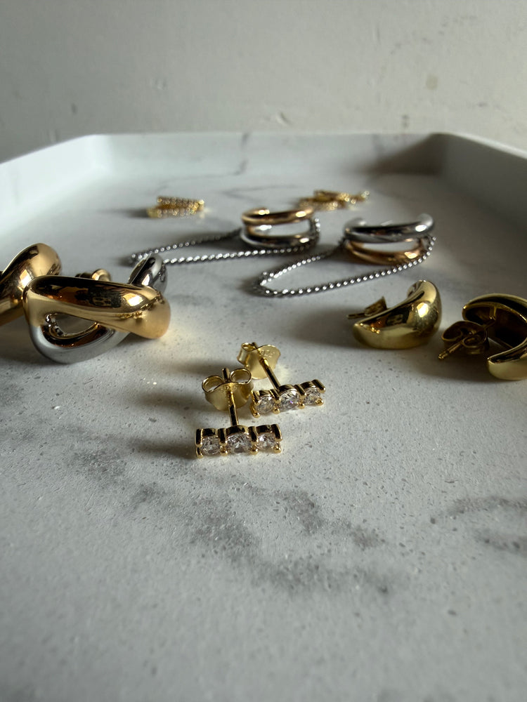 Crescent Studs