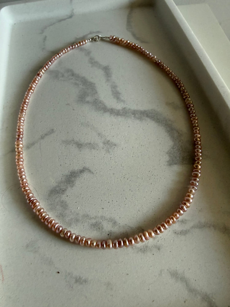 Petite Blush Pearl Necklace