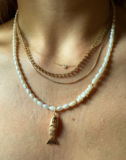 Le Poisson Pearl Necklace