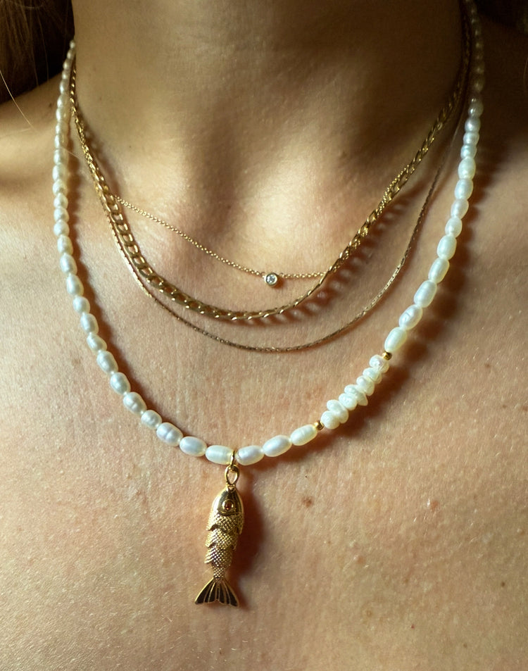 Le Poisson Pearl Necklace