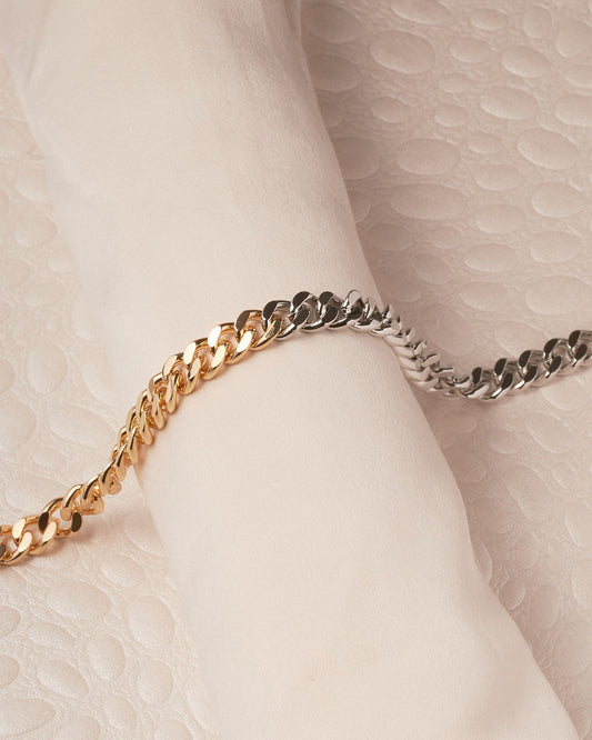 Mixed Metals Chain Necklace