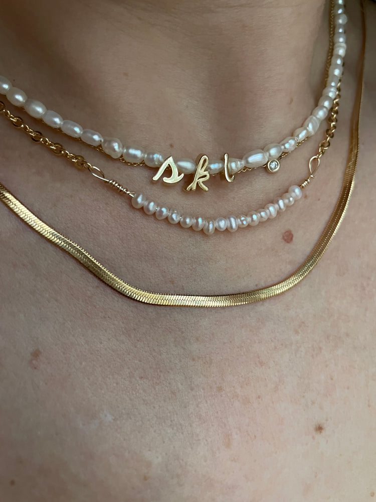 Ski Pearl Necklace